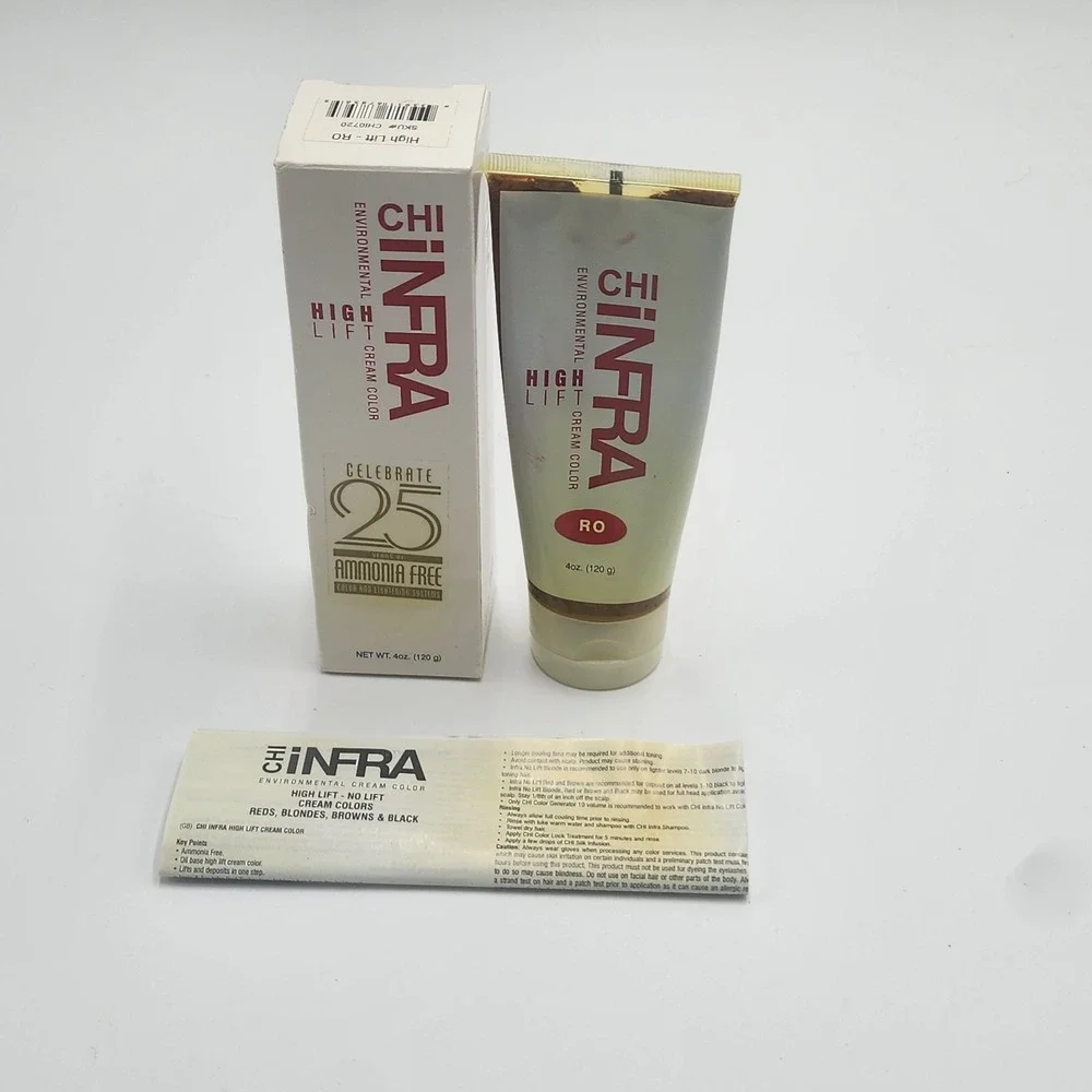 CHI Infra Environmental High Lift Cream Color RO 4 oz Red Orange New Bold Fierce